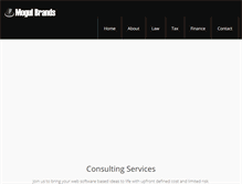 Tablet Screenshot of mogulbrands.com
